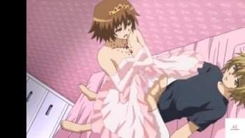 日本變態動畫色情片坐在陰莖上晃動陰道
